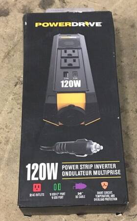 Pwd120s Powerdrive 120watt Power Strip Inverter