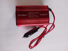 400w Pro Chaser 780854800161 Power Inverter - Dc 12v To 2ea 110v Ac And Usb Outlets