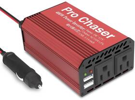 400w Pro Chaser 780854800741 Power Inverters For Vehicles - Dc 12v To 110v Ac Car Inverter Converter