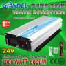 Ps-3000kar-24v Giandel Pure Sine Power Inverter To With Dual 713923334588