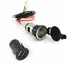 Q162114itnpe5231 Dual Usb Car Motorcycle Female Cigarette Lighter Power 8884161365855