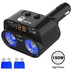 Qd15 Car Chargers Cigarette Lighter Adapter Dc Socket Splitter 659514749754