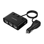 Lysb01n21tw3r-electrncs Qic Cpl-3c2u-bk Qicent Car Charger 713194579084