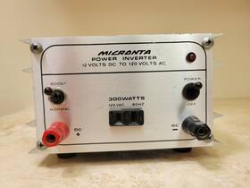 Radioshack 22130 Micronta Power Inverter 12 V Dc - 120 Ac Cat No. 22-130 Radio Shack 300w