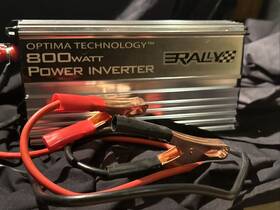 Rally 7394 800 Watt Power Inverter / 1600 High Surge - Dc 12v To Ac 110v-120v New
