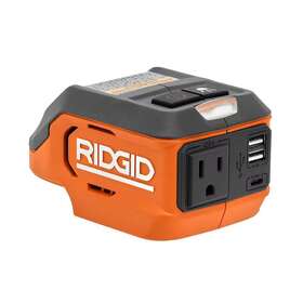 Ridgid 711181473261 18v Cordless 175-watt Power Inverter Tool Only