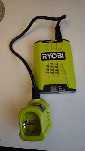 Ryi120avnm Ryobi One 18v 120-watt 12v Automotive Power Inverter With Dual Usb Ports