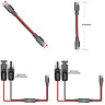 Sec12 Sae Extension Cable Polarity Adapter Free Shipping Car 3870561641083