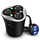 Sk-15 Skyocean Socket Cigarette Lighter Splitter Usb Car Charger Adapter Cupped
