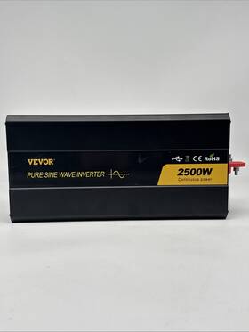 Czxnbqdmkwkddf3brv9-s318 Skyshalo Vevor 2500w Pure Sine Wave Power Inverter 12v Dc To 120v Ac Car Usb Prt