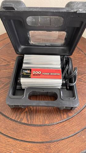 200w Super Start 7402 Dc To Ac Power Inverter 12v 110v Car Plug With Carry Case