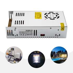 S-600-12 Tbvechi 600w Voltage Converter Ac 110v To Transformer 12v Volt Switch Power