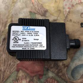 Tdc Power E149474 Rare Psa-4.8-24dw For Indoor And Outdoor Use 24vdc .2a 4.8 Watts Tested