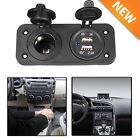 Th05tbzj2470002 Car Cigarette Lighter Socket Splitter Dual Usb Charger 743828055639