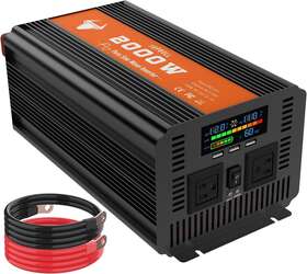 Psw-2000w Topbull Pure Sine Wave 2000w Power Inverter Car/home 12v Dc To 110v/120v Ac Rv Boat