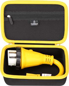 T109 Tourmate 313028630624 Hard Storage Case For 50 Amp To 15 110v Rv Adapter Plug Only