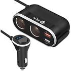 Tr22a Car Chargers Socket Splitter Auto Cigarette Lighter Power 688209610598