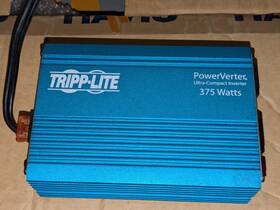 Pv7611 Tripp Lite Used Powerverter Ultra-compact Inverter 375 Watts 2 Outlets -