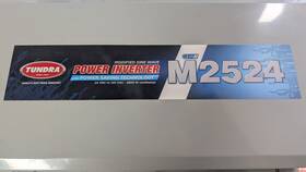 Tundra M2524 Inverter 24dc/120v Ac Output Voltage Tested Working Unit Only