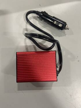 Ueiua 008678942417 150w Car Power Inverter 12v Dc To 110v Ac Converter Vehicle Adapter - Red