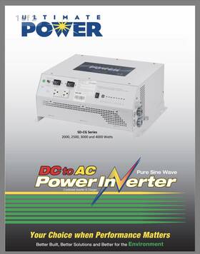 Ultimate Power Up12/2000sd-gc Industrial 2000 Watt Pure Sine Wave Inverter/charger