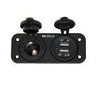 Uss-wmb Marine Grade Dual Usb Socket And Cigarette Lighter 888107071860