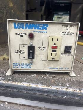 1000w Vanner 08193 Ambulance 12v - 120v Inverter