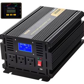Znb2k5-12-120 Vevor Power Inverter 2500w Modified Sine Wave Dc 12v To Ac 120v Car