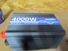 4000w Volfvert Egblack-kp-us123000r Pure Sine Wave Power Inverter 12v To 110v 120v 4000 Watt Used