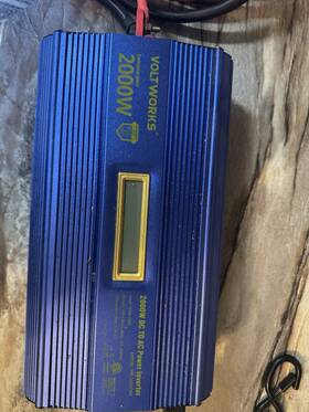 Voltworks Pwr2000br 2000w Power Inverter 12v To 120v Usb Port Remote On/off