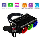 W41291cc Unbranded Dual Usb Car Cigarette Lighter Socket Splitter Charger Power