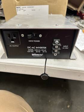 1405-24-120-60 Wilmore Dc To Ac Inverter. Model 1405-24-120-60. Made In Usa