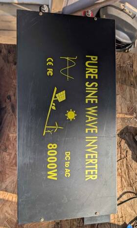 Wzrelb 602024951896 8000w Pure Sine Wave Inverter 12v Dc To Ac Power Converter Car Camp Home Solar