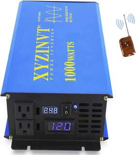 1000w Wzrelb 619185901509 12v Dc To 120v Ac Pure Sine Wave Inverter Car Solar Power Convert