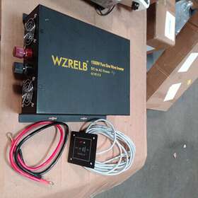 1500w Wzrelb 619185901516 90% New 24v Pure Sine Wave Inverter To 120v Wired Remote Unknown Situation