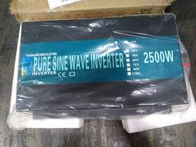 2500w Wzrelb 619185902025 95% New Pure Sine Wave Power Inverter 24v Dc To 120v Ac Car Camp Solar Rv