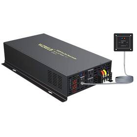 3500w Wzrelb 630282965928 12vdc 120vac Pure Sine Wave Power Inverter 2 Ac Outlets Wired Remote