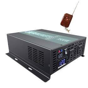 1500w Wzrelb 703556998905 12v 120v Pure Sine Wave Solar Power Inverter With Remote Control Switch