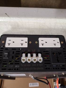 Spt-350024 Wzrelb Defective 24vdc Split Phase Pure Sine Wave Inverter 3500w 120/24ac Home Rv Car