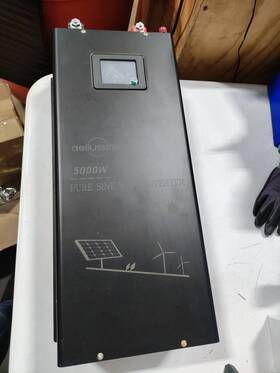 Spt500048 Wzrelb 48v Split Phase Pure Sine Wave Inverter 5000w 120/240 Solar Power 80new