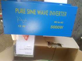 Xyz500012 Wzrelb 80% New Xyz 5000w Pure Sine Wave Inverter 12v Dc To 120v Ac Solar Power Car Rv