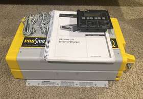 Xantrex 715535520007 Prosine 2000 Watt Inverter/charger 12vdc In 120vac Out Rv Boat Solar