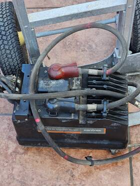 Xantrex Rm-1012 Al Railmount Inverter Charger Removed From Volvo D13 Truck