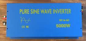 5000w Xyz Invt 191814368230 Pure Sine Wave Inverter 24v To 110v 120v Car Power Off Grid