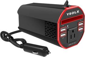 Mt-mb150 Ysolx Power Inverter For Car 150w Dc 12v To 110v Ac Converter Plug Adapter Outlet