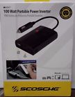 Pl100 Z1516 Invert Scosche 100 Watt Portable Power Invertor Black