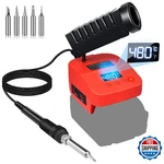 Fiihio Cordless Soldering Iron Station For Milwaukee M18 18V Battery. Fixed Price $41.39.