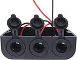 12-24V Three Cigarette Lighter Splitter Power Adaptor Soc Color: 3-HOLE Type. Fixed Price $37.99.