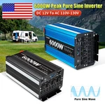 5000W 6000W 8000W 10000W 12V/24V To 110V 120V Pure Sine Wave Inverter W/ Remote. Fixed Price $249.99.