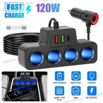 Car Cigarette Lighter 12V-24V Way Socket Splitter Usb Pd Charger Power Adapter. Fixed Price $8.59.